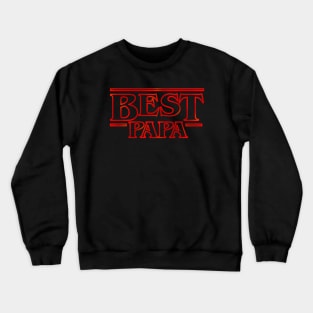 Best Papa Stranger Things Crewneck Sweatshirt